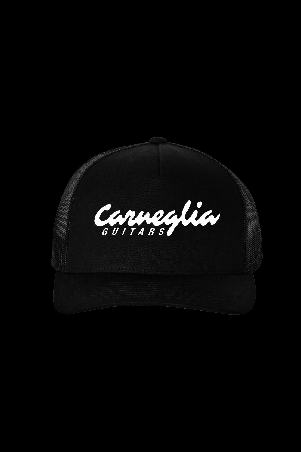(Pre-Order) Carneglia Handcrafted Guitars Logo Trucker Hat - Black