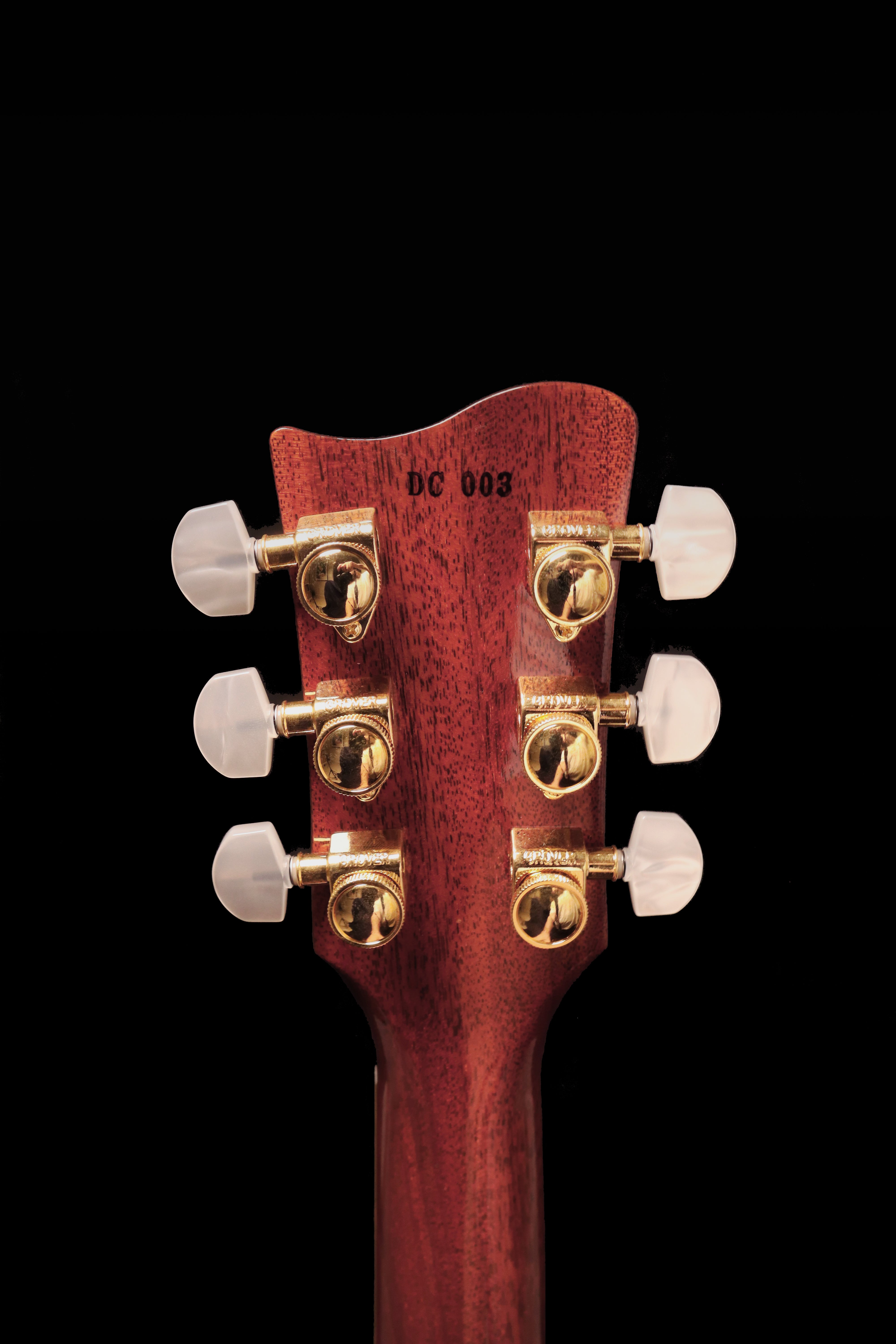 Carneglia Master Series Stallion Standard Electric Guitar with Brazilian Rosewood - Mauve Burst