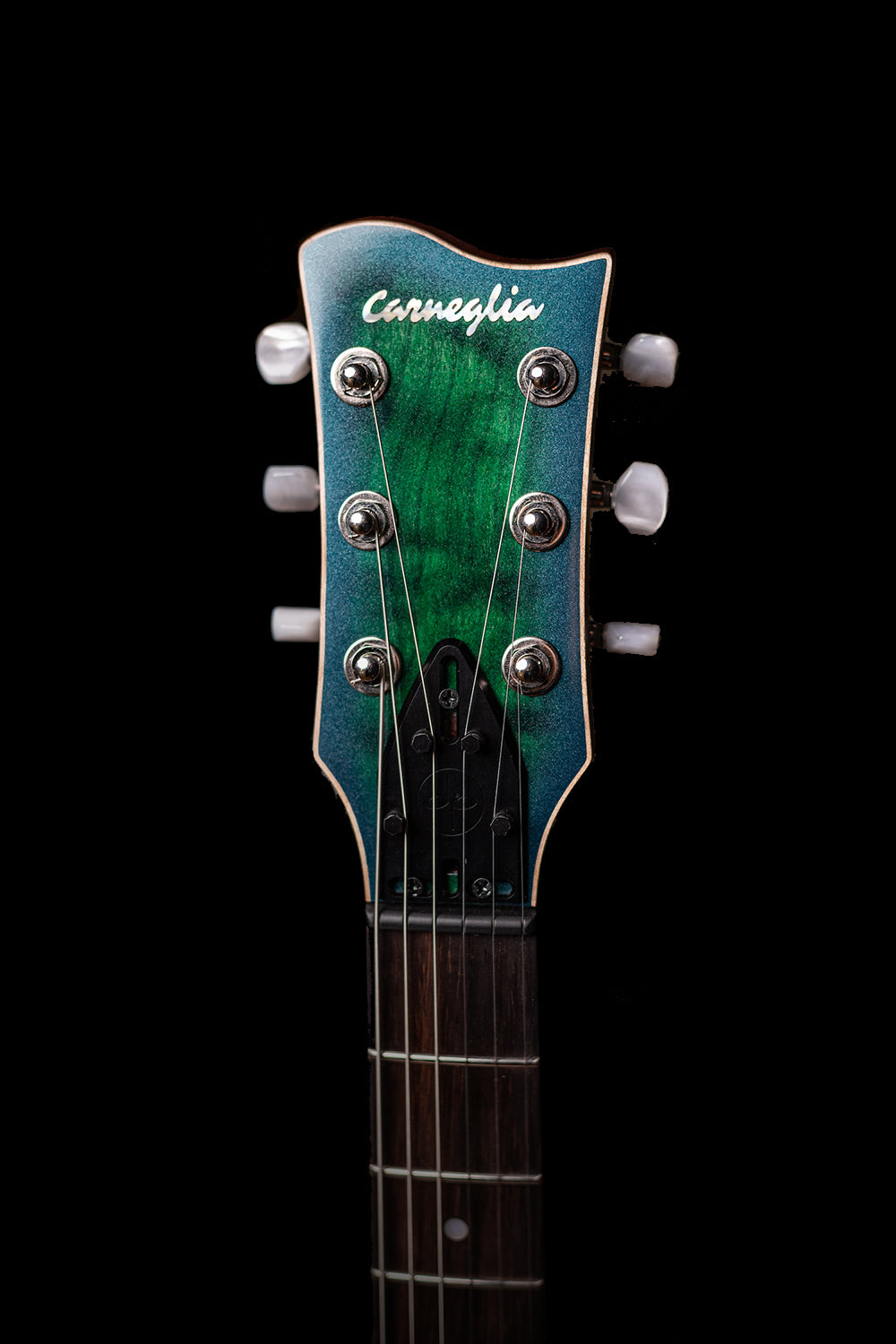 Carneglia Sublime Flame Maple Top Electric Guitar - Green Burst MetallicCarneglia Sublime Flame Maple Top Electric Guitar - Green Burst Metallic