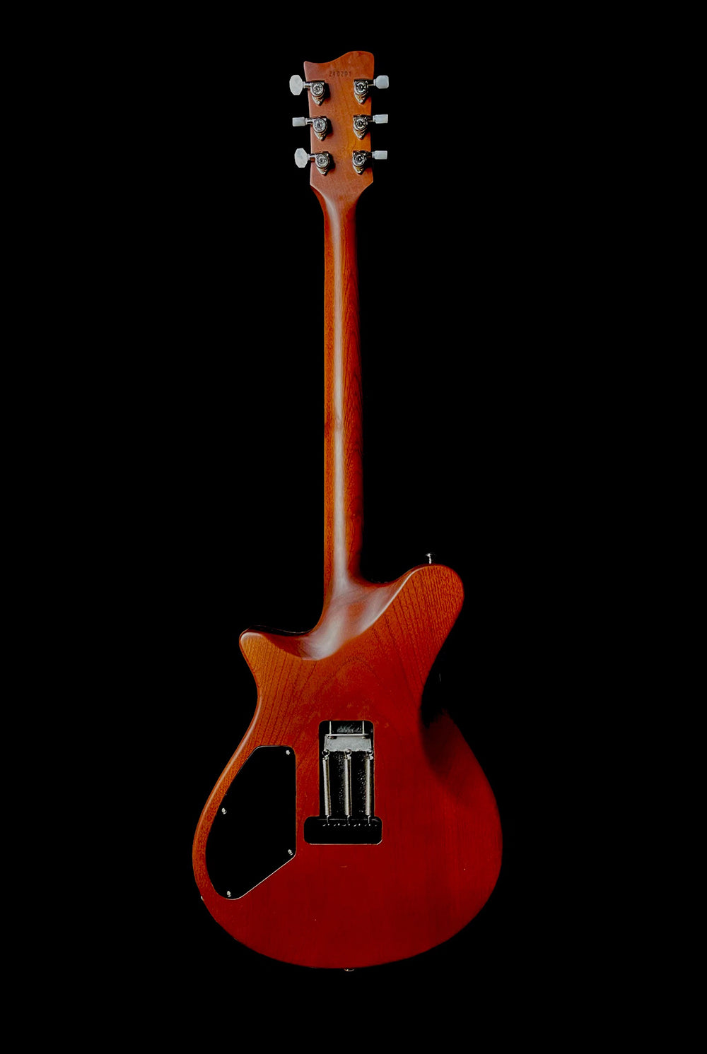 Carneglia Sublime Quilted Top Electric Guitar with Ebony Fretboard - Green Burst with Lambo Matte back