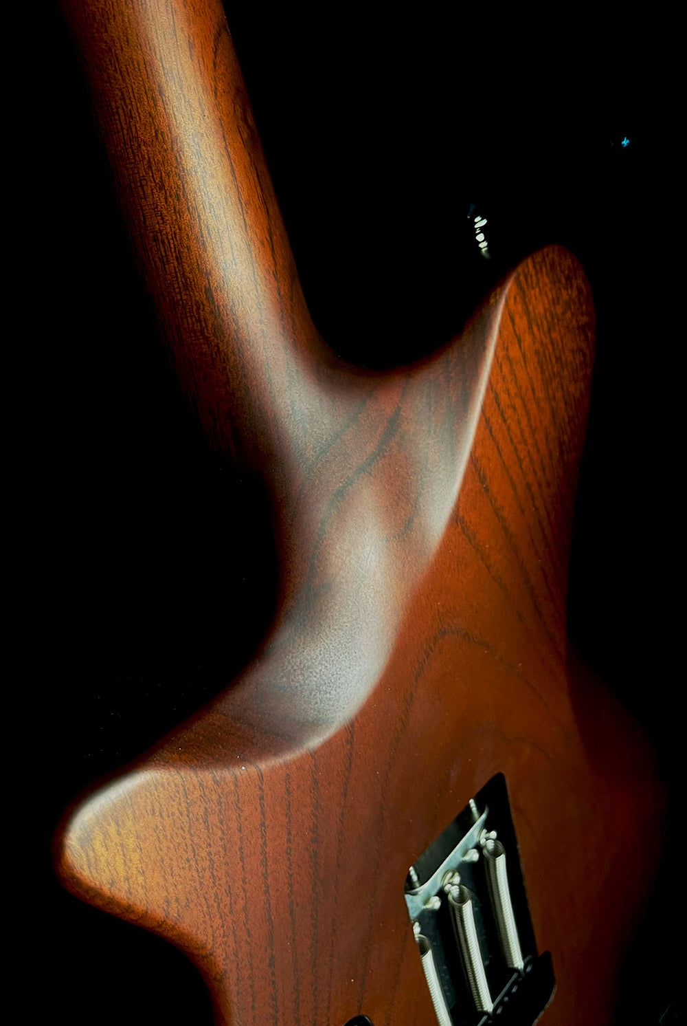 Carneglia Sublime Quilted Top Electric Guitar with Ebony Fretboard - Green Burst with Lambo Matte back