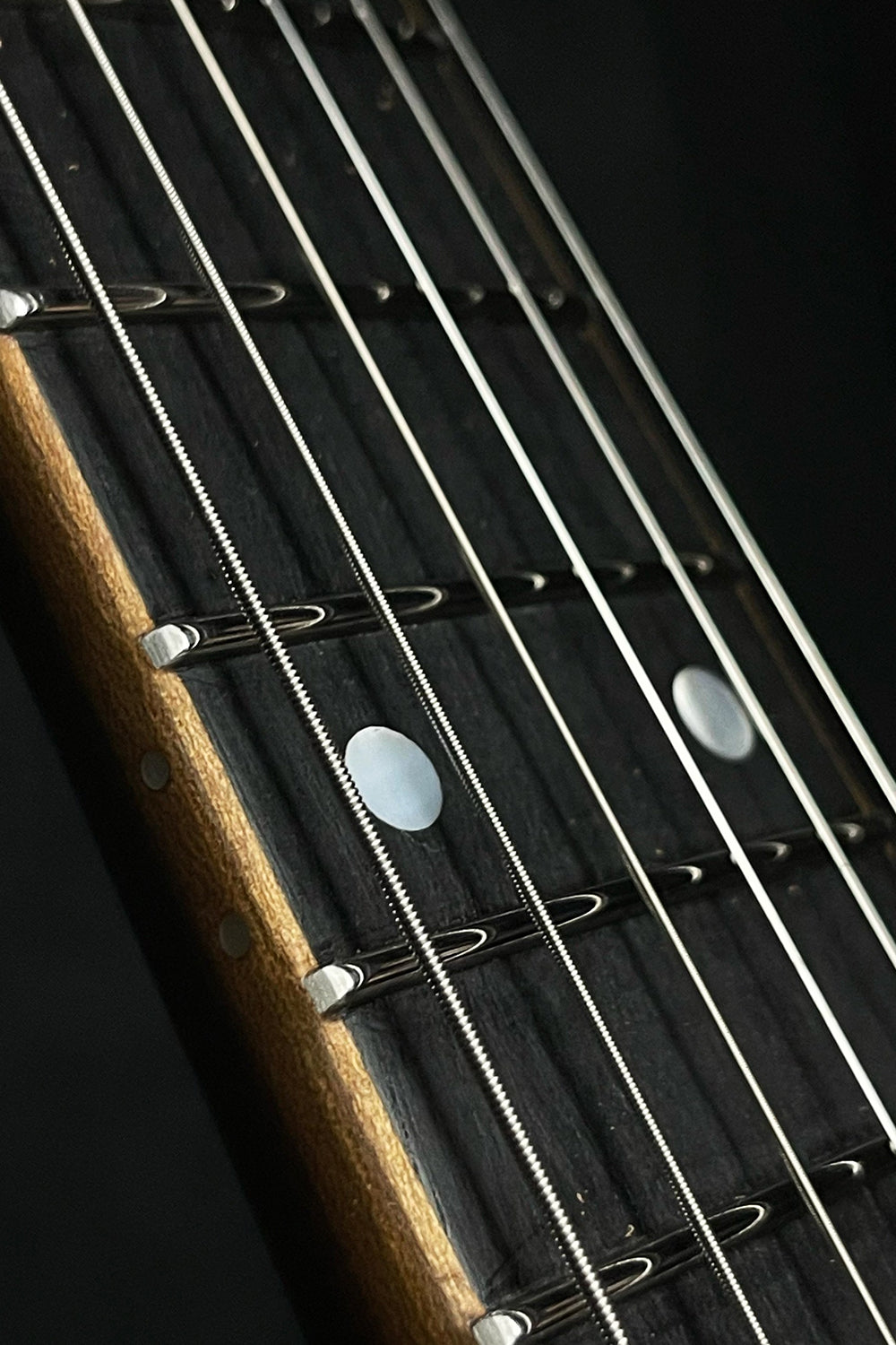 Carneglia Sublime Quilted Top Electric Guitar with Ebony Fretboard - Green Burst with Lambo Matte back