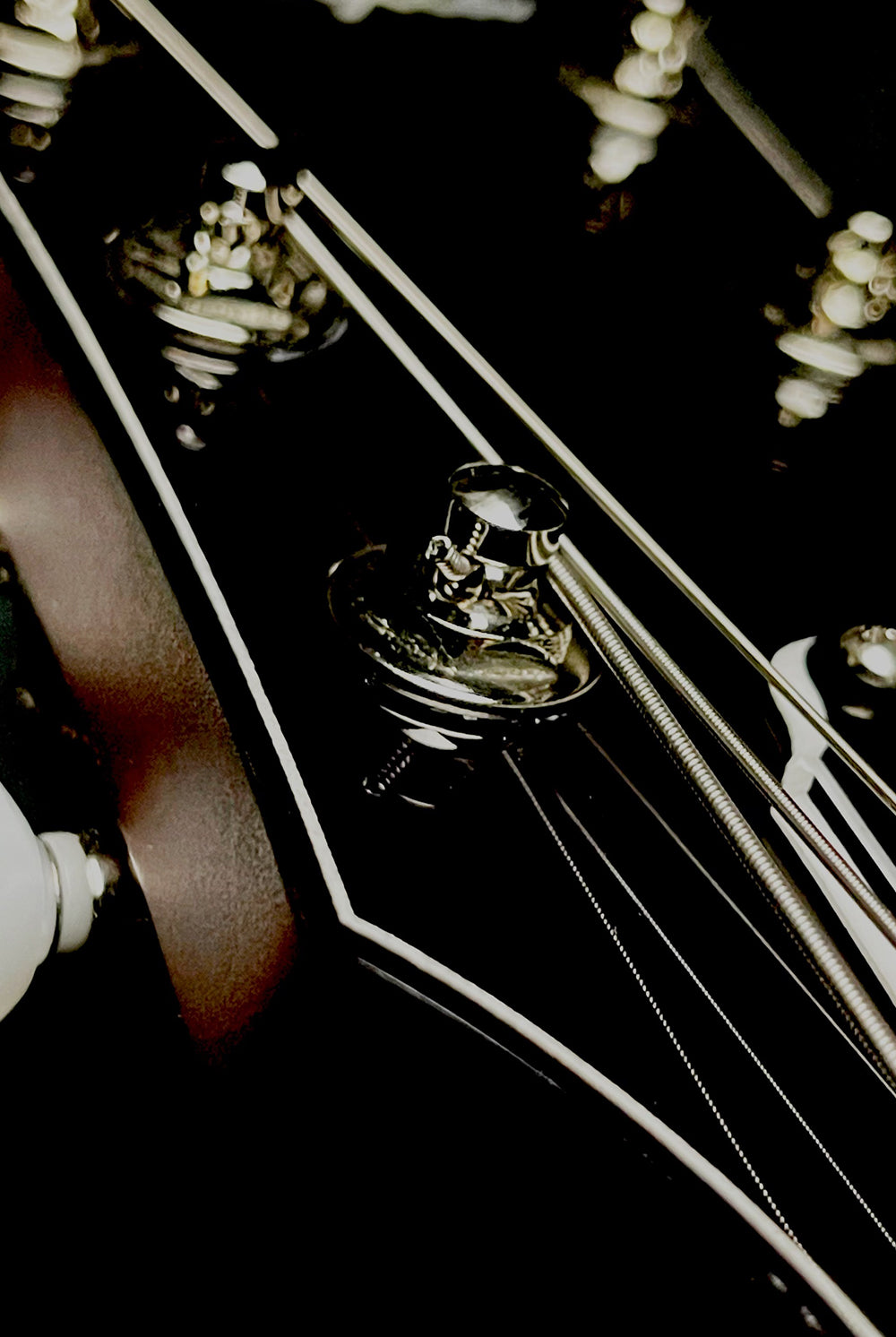 Carneglia Sublime Quilted Top Electric Guitar with Ebony Fretboard - Green Burst with Lambo Matte back