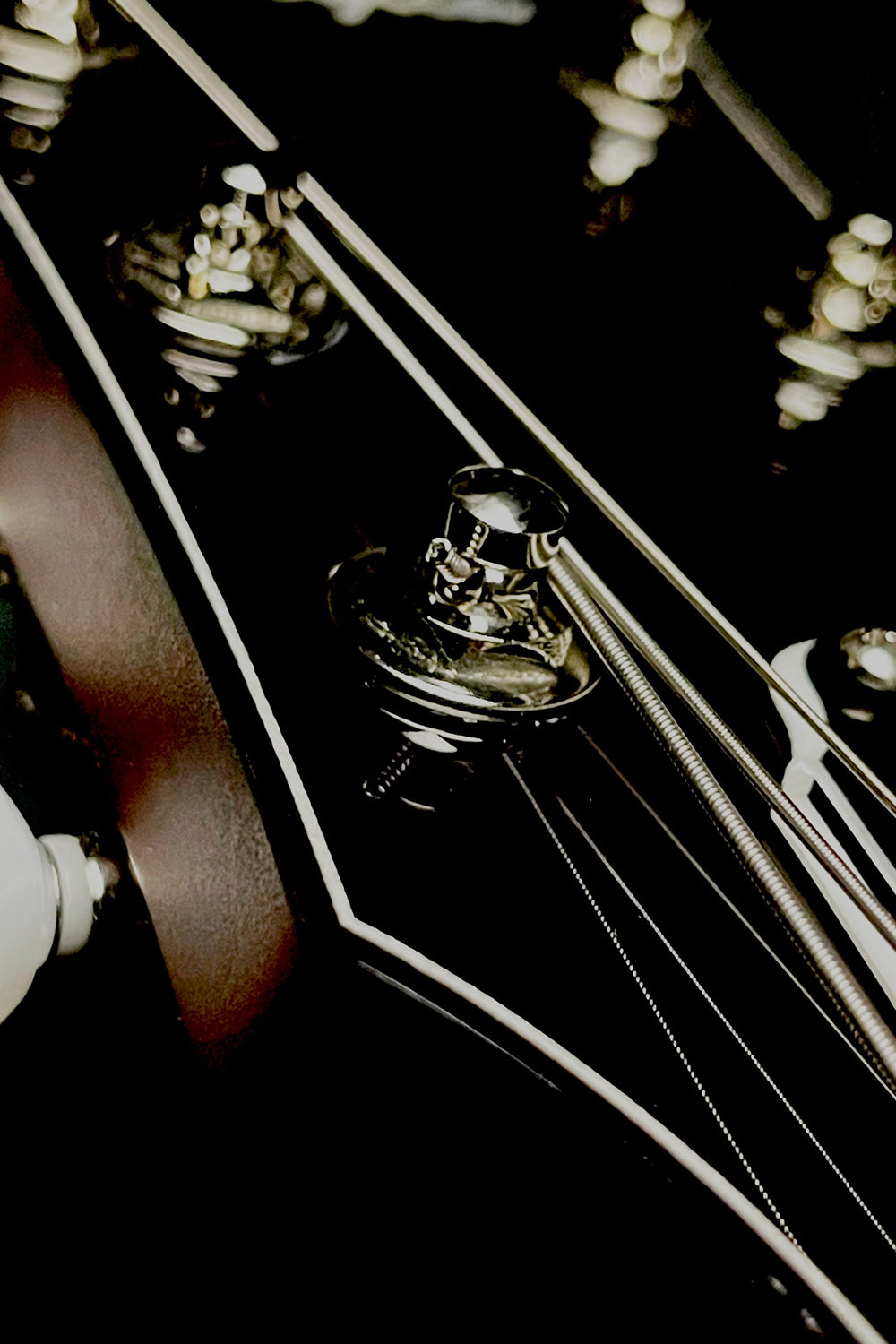 Carneglia Sublime Quilted Top Electric Guitar with Ebony Fretboard - Green Burst with Lambo Matte back