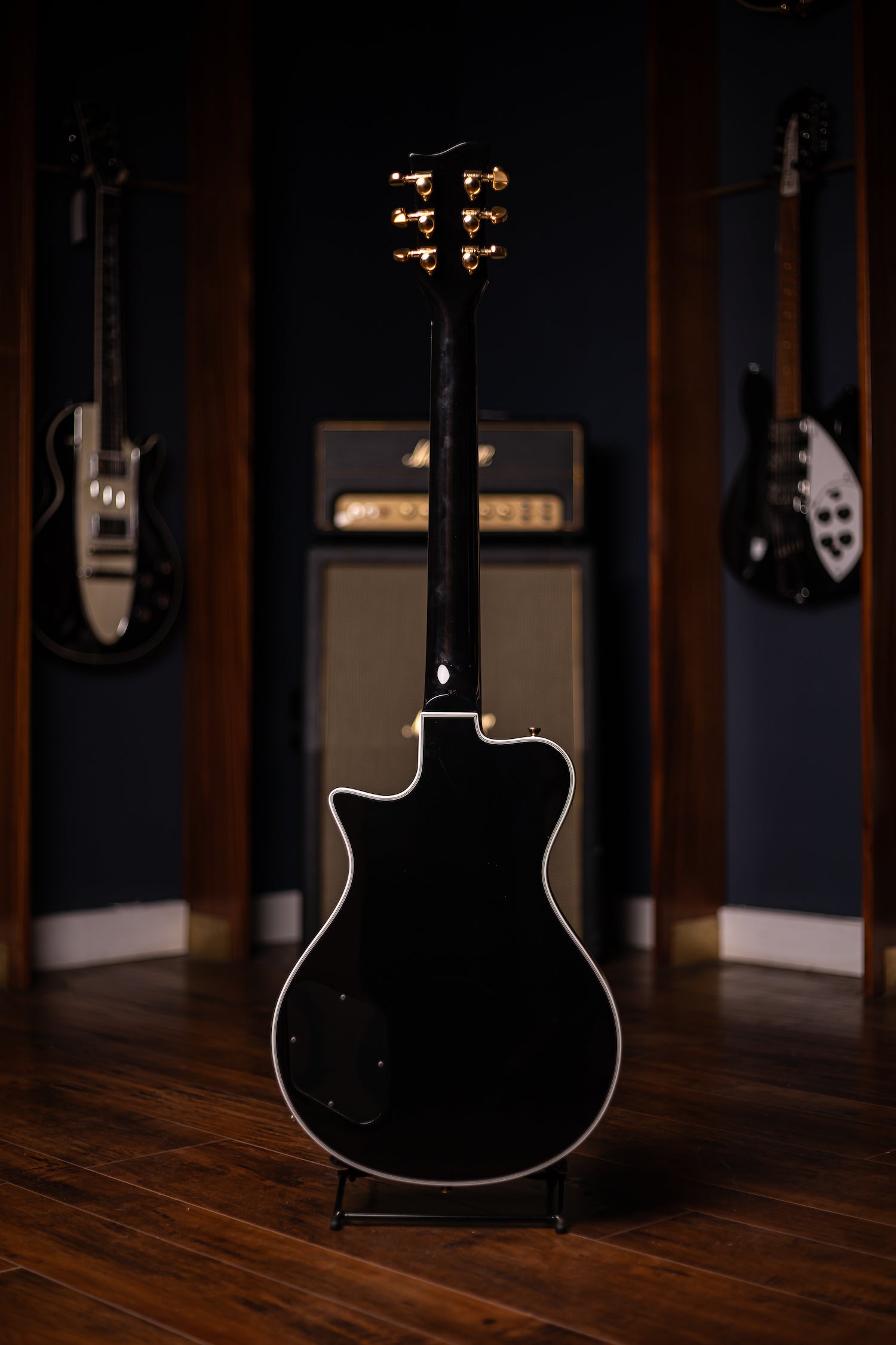 Carneglia Custom Shop Stallion Custom P-90 Wraparound Electric Guitar with Ebony Fretboard - Ebony