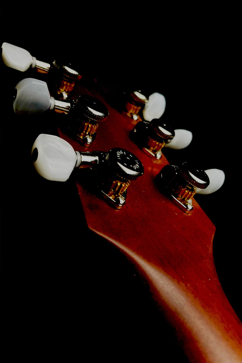 Carneglia Sublime Quilted Top Electric Guitar with Ebony Fretboard - Green Burst with Lambo Matte back