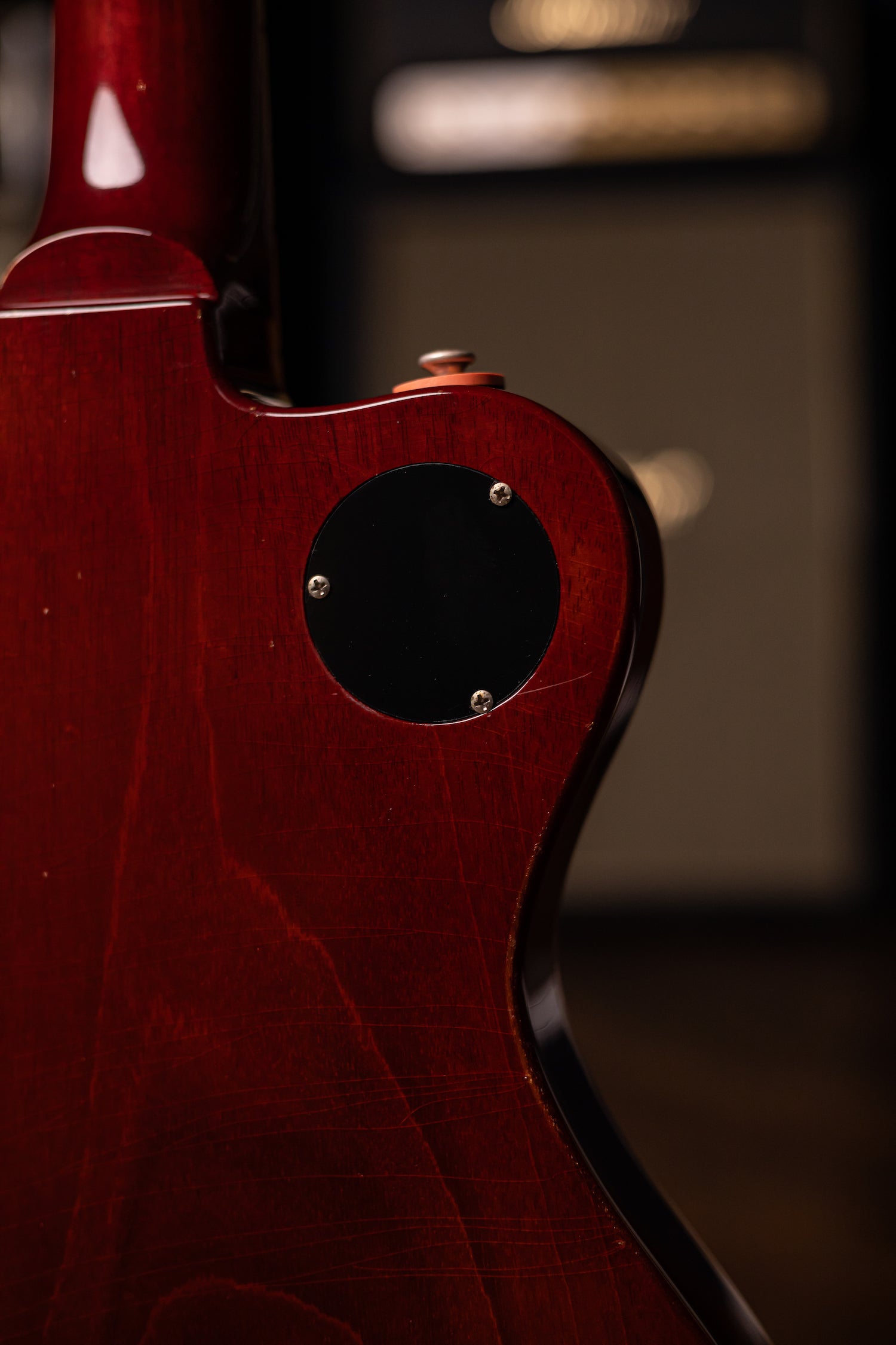 Carneglia Master Series Stallion Standard Wraparound Electric Guitar with Brazilian Rosewood - Aged Bourbon Burst