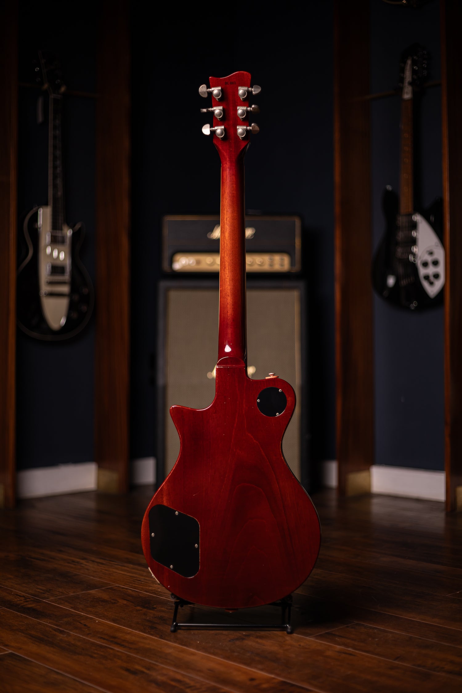 Carneglia Master Series Stallion Standard Wraparound Electric Guitar with Brazilian Rosewood - Aged Bourbon Burst