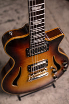 Carneglia Custom Shop Sonora Custom Electric Guitar with Brazilian Rosewood - Bourbon