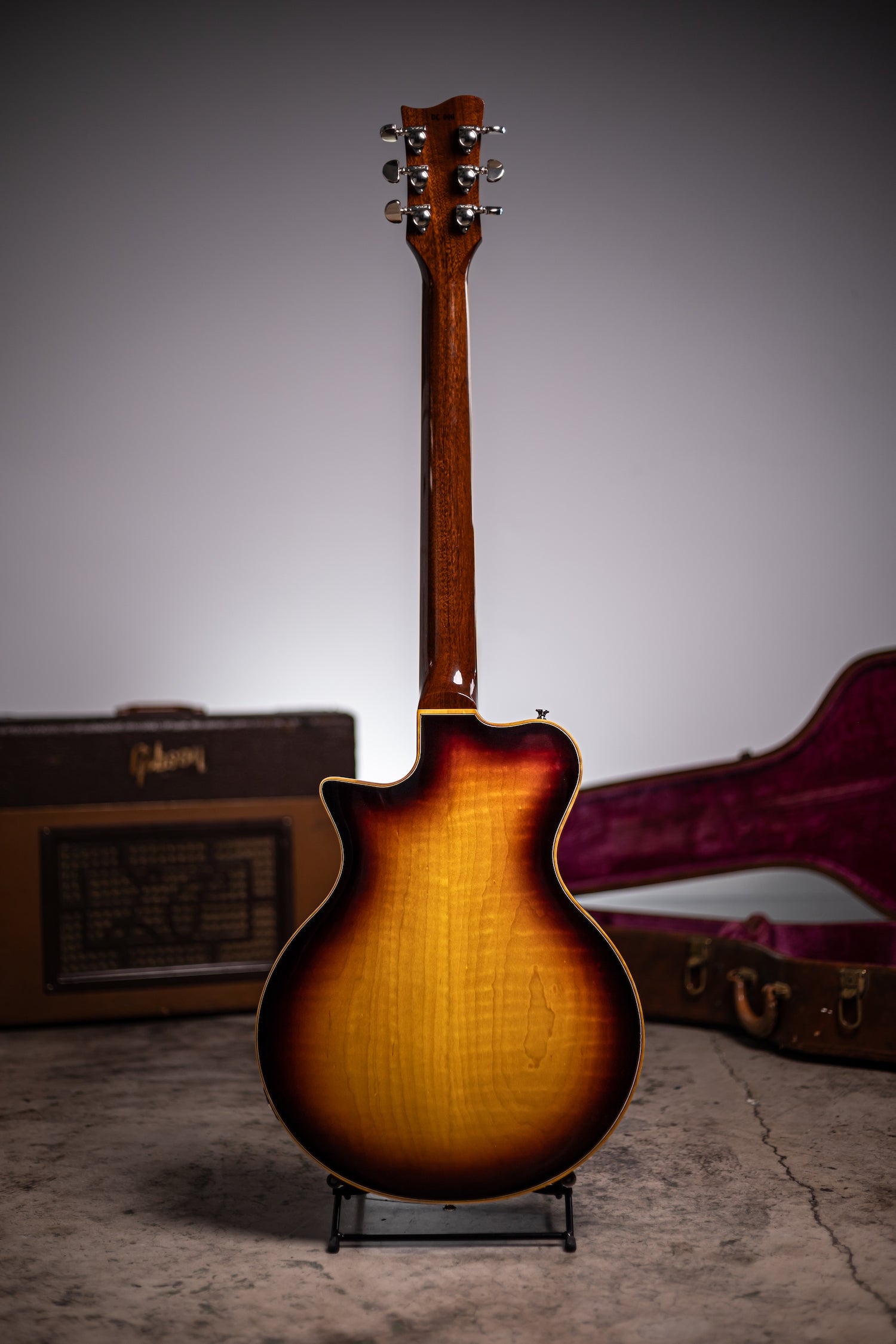 Carneglia Custom Shop Sonora Custom Electric Guitar with Brazilian Rosewood - Bourbon